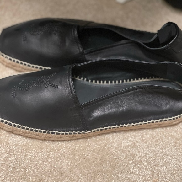 Saint Laurent Monogram Espadrilles in smooth leather (New /Great condition) - Picture 4 of 5